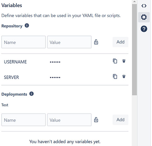 Setup Variables