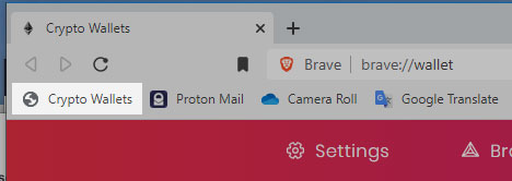 Bookmark bar