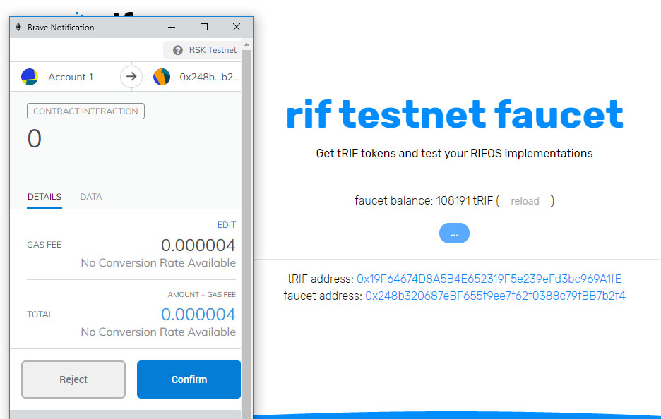 Confirm Transaction