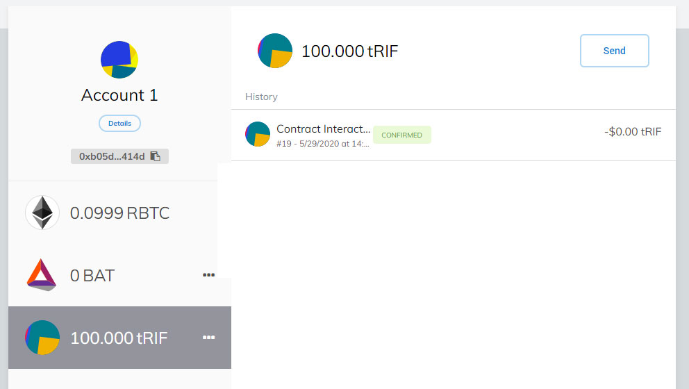trif balance of 100
